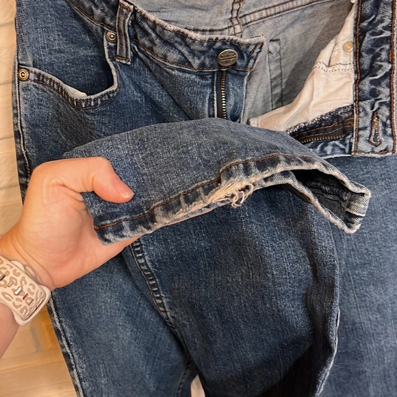 Harley Davidson Blue Bootcut Motorcycle Jeans, Women’s Size 8 - Picture 8 of 10